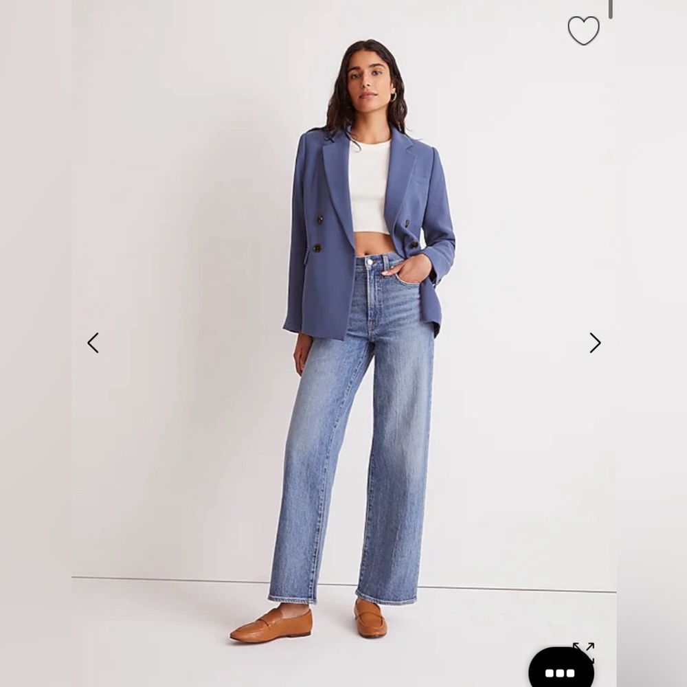 NWT The Perfect Vintage Wide-Leg Jean in Heathcote Wash